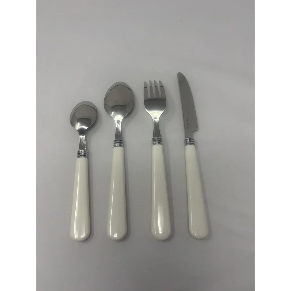 Flatware John Deere Tractor Gibson Dinner Knife 2-Spoons Fork 4-Pc Replacement